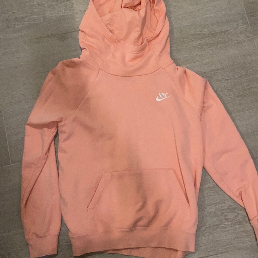 Baby pink Nike hoodie